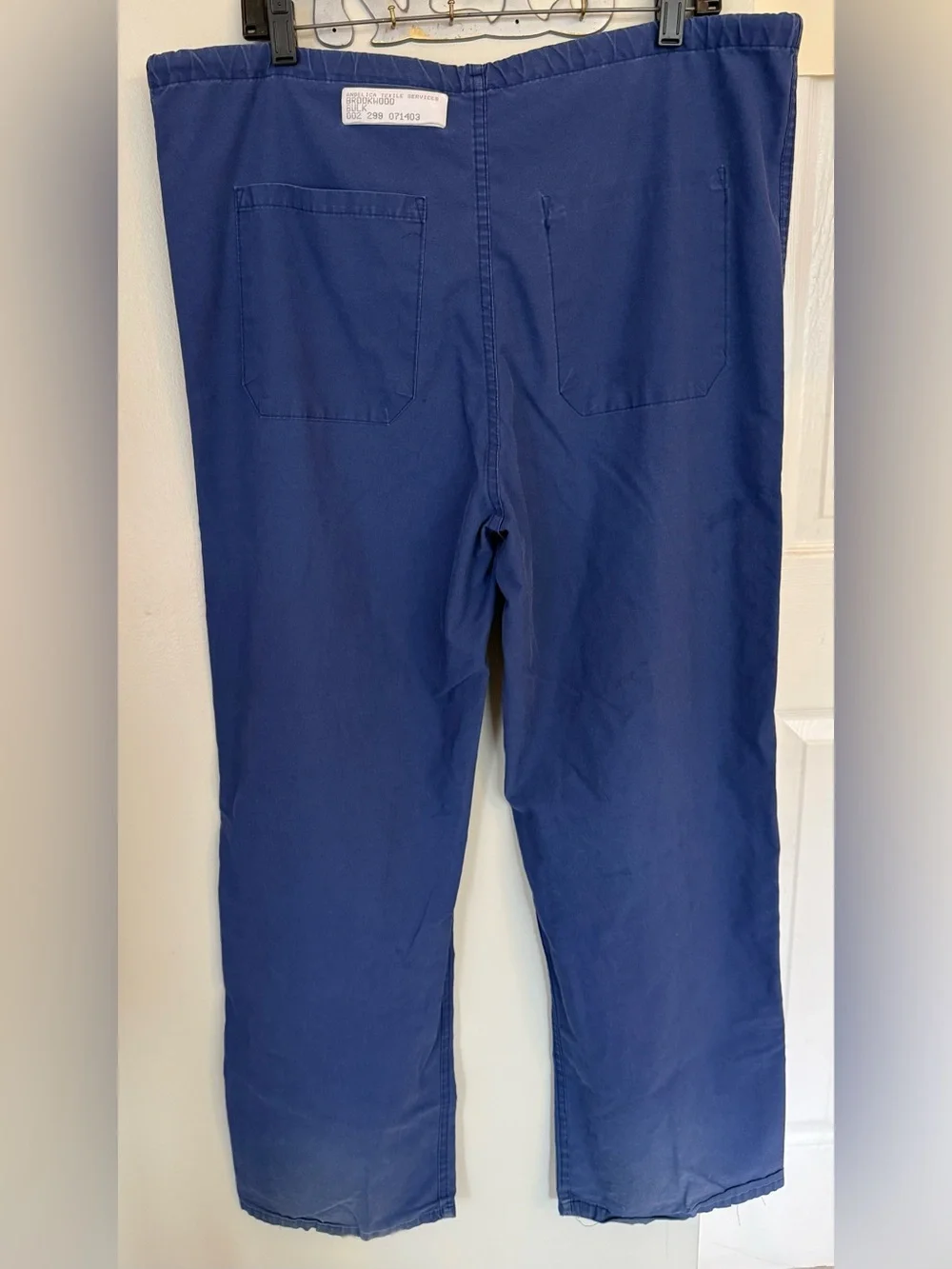 Vintage Medline reversible Adjustable drawstring scrub pants Navy Blue Unisex M